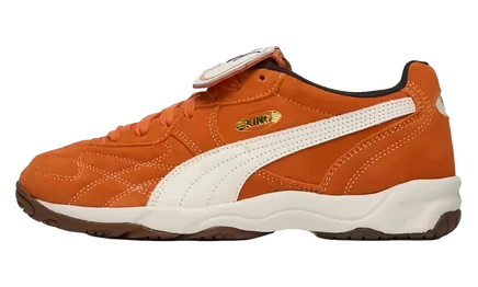 Футзалки Puma King Indoor, кремово-коричневые