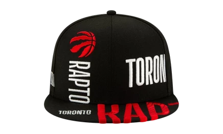Унисекс кепка New Era 9FIFTY Raptors, черно-серая