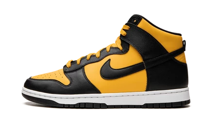 Кроссовки Nike Dunk High DD1399, черно-желтые