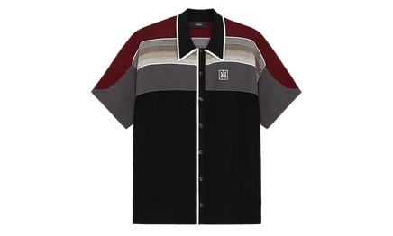 Мужская спортивная рубашка Amiri MA Sport, черная