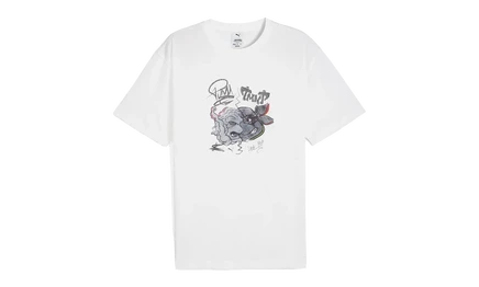 Футболка Puma Relaxed Graphic TMNT, белая