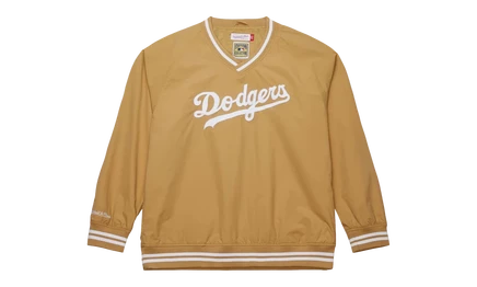 Нейлоновая куртка-пуловер Mitchell & Ness MLB Dodgers