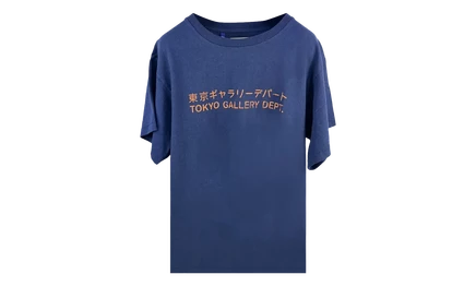 Мужская футболка Gallery Dept. Tokyo, сине-оранжевая