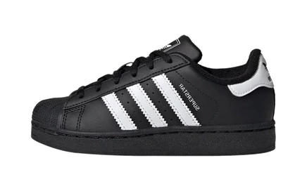 Детские кроссовки Adidas Superstar II PS, черно-белые