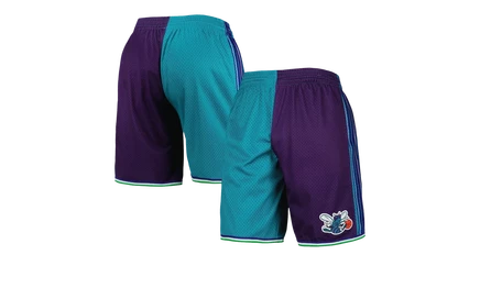 Шорты Mitchell & Ness Split Swingman Hornets 1999