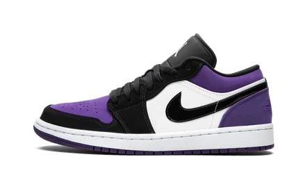 Кеды Jordan Air Jordan 1 Low Court Purple, фиолетовые