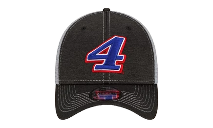 Унисекс кепка New Era 39THIRTY NASCAR №4, черная/серая