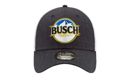 Унисекс кепка New Era 39THIRTY Busch, черно-белая
