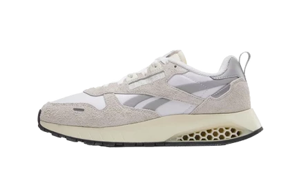 Кроссовки Reebok Classic Leather, бежево-белые