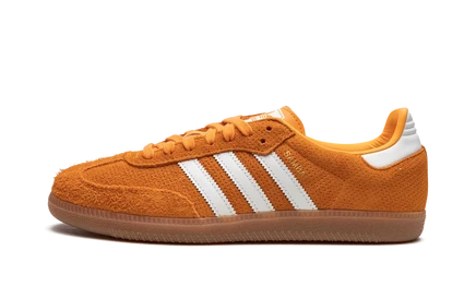 Кроссовки Adidas Samba OG Orange Rush, оранжево-белые