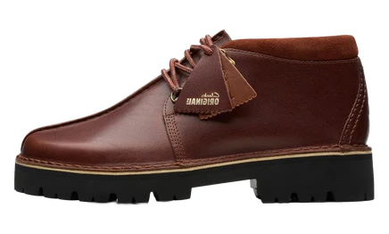 Мужские ботинки Clarks Trek Hike, коричневые кожаные