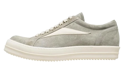 Мужские кроссовки Rick Owens Suede Vintage, жемчужные