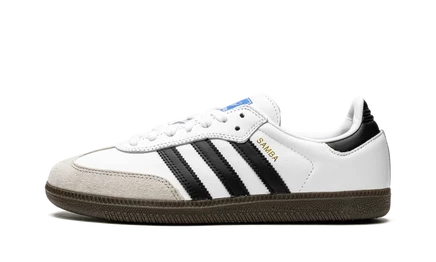 Кроссовки Adidas Samba ADV GZ8477, бело-черные