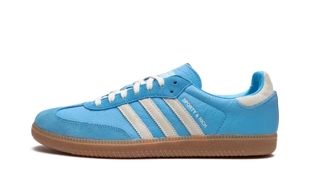 Женские кроссовки Adidas Samba Sporty & Rich, сине-серые