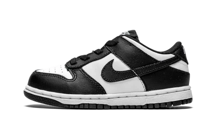 Детские кроссовки Nike Dunk Low TD «Panda» черно-белые