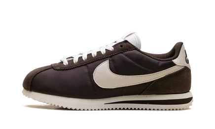 Кроссовки Nike Cortez Textile, коричневые с бежевым