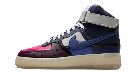 Кроссовки Nike Air Force 1 High '07 Premium, сине-розовые