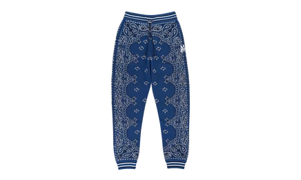 Штаны Amiri Bandana B-Ball Blue, сине-черные