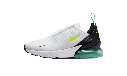 Детские кроссовки Nike Air Max 270, белые/volt
