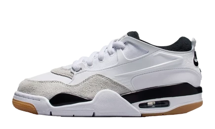 Детская обувь Jordan Air Retro 4 RM GS, черно-белая