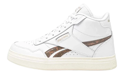 Женские кроссовки Reebok Court Advance Bold High, бело-бежевые