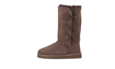 Детские сапоги Ugg Bailey Button Triplet GS, шоколадные