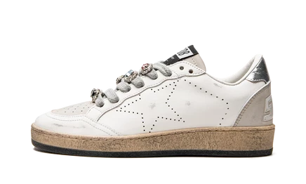 Женские кеды Golden Goose Ball Star Skate, белые