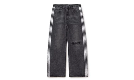 Джинсы Vale Forever X Crystal Side Denim, черные