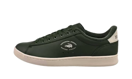 Кроссовки Lacoste Carnaby Set 224 2 SMA, темно‑зеленые/слоновая кость