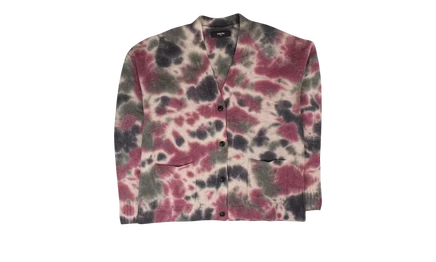 Кардиган Amiri Tie Dye из кашемира, многоцветный