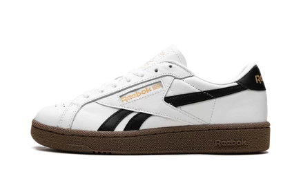 Кроссовки Reebok Club C Grounds, белые с коричневой подошвой