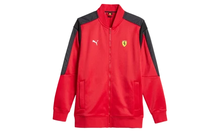 Тренировочная куртка puma ferrari race mt7, красная