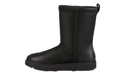 Женские кожаные ботинки UGG Classic Short II, черные