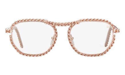 Очки Vintage Frames Company Detroit Player, розовое золото