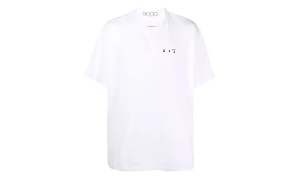 Мужская оверсайз-футболка Off-White Caravaggio, белая