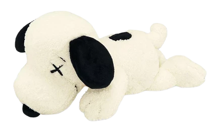 Мягкая игрушка KAWS Snoopy Peanuts, малая, белая