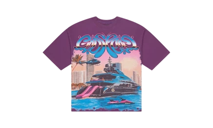Футболка Godspeed New York Memento Vivere, фиолетовая