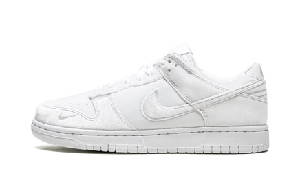 Кроссовки Nike Dunk Low «Triple White Velvet»