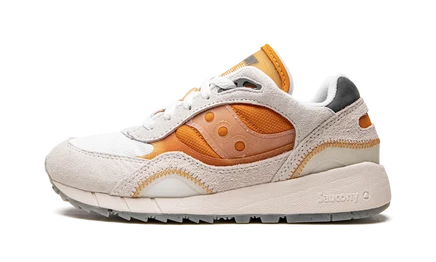 Кроссовки Saucony Shadow 6000, бело-оранжевые