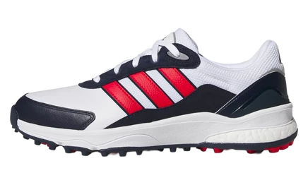 Мужские гольф-кроссовки Adidas SW5540, бело-красные