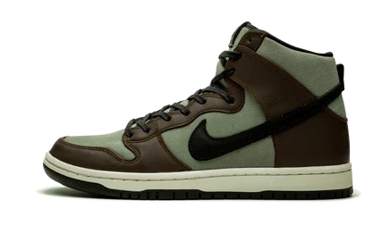 Кроссовки Nike SB Dunk High Pro «Baroque Brown», коричневые