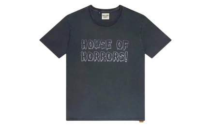 Футболка Gallery Dept House of Horrors, винтажная черная