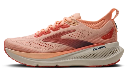 Женские кроссовки Brooks Glycerin 23, амортизация DNA LOFT, кораллово-персиковый