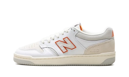 Кроссовки New Balance Numeric 480 Kith MSG, бело-оранжевые