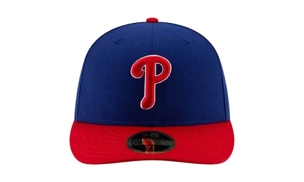 Унисекс кепка New Era 59FIFTY Phillies, сине-красная