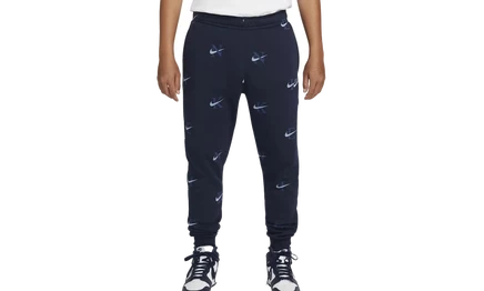Мужские джоггеры Nike Sportswear Club BB AOP, темно-синие