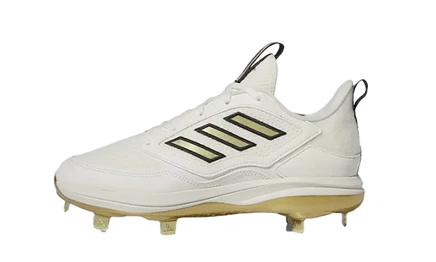 Женские кроссовки Adidas Adizero 3, белые с золотистым