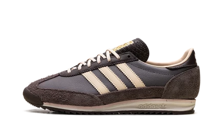 Женские кроссовки Adidas SL 72 OG, антрацит/песочно-коричневые
