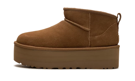 Женские угги Ugg Classic Ultra Mini Platform, коричневые