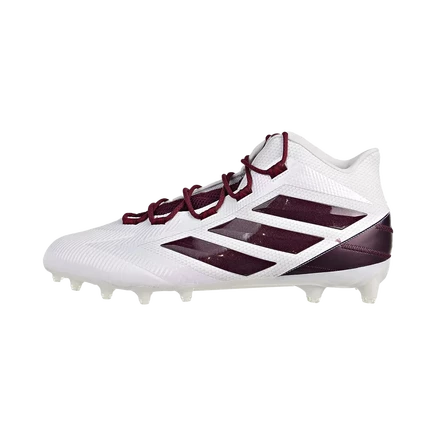 Бутсы Adidas Freak Carbon Mid, бело/марун/бордовые